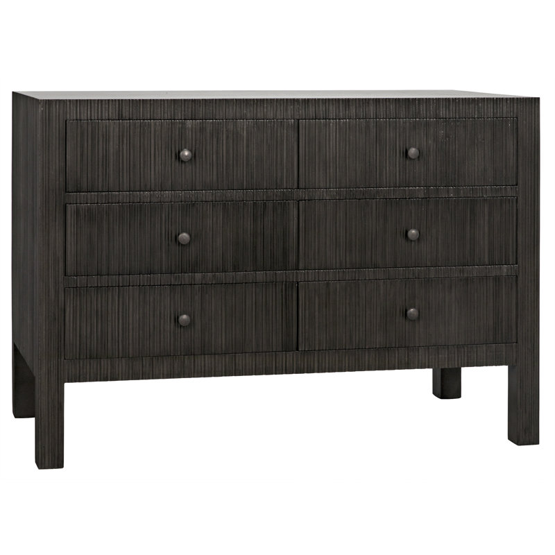 Noir Conrad 6 Drawers Double dresser Wayfair